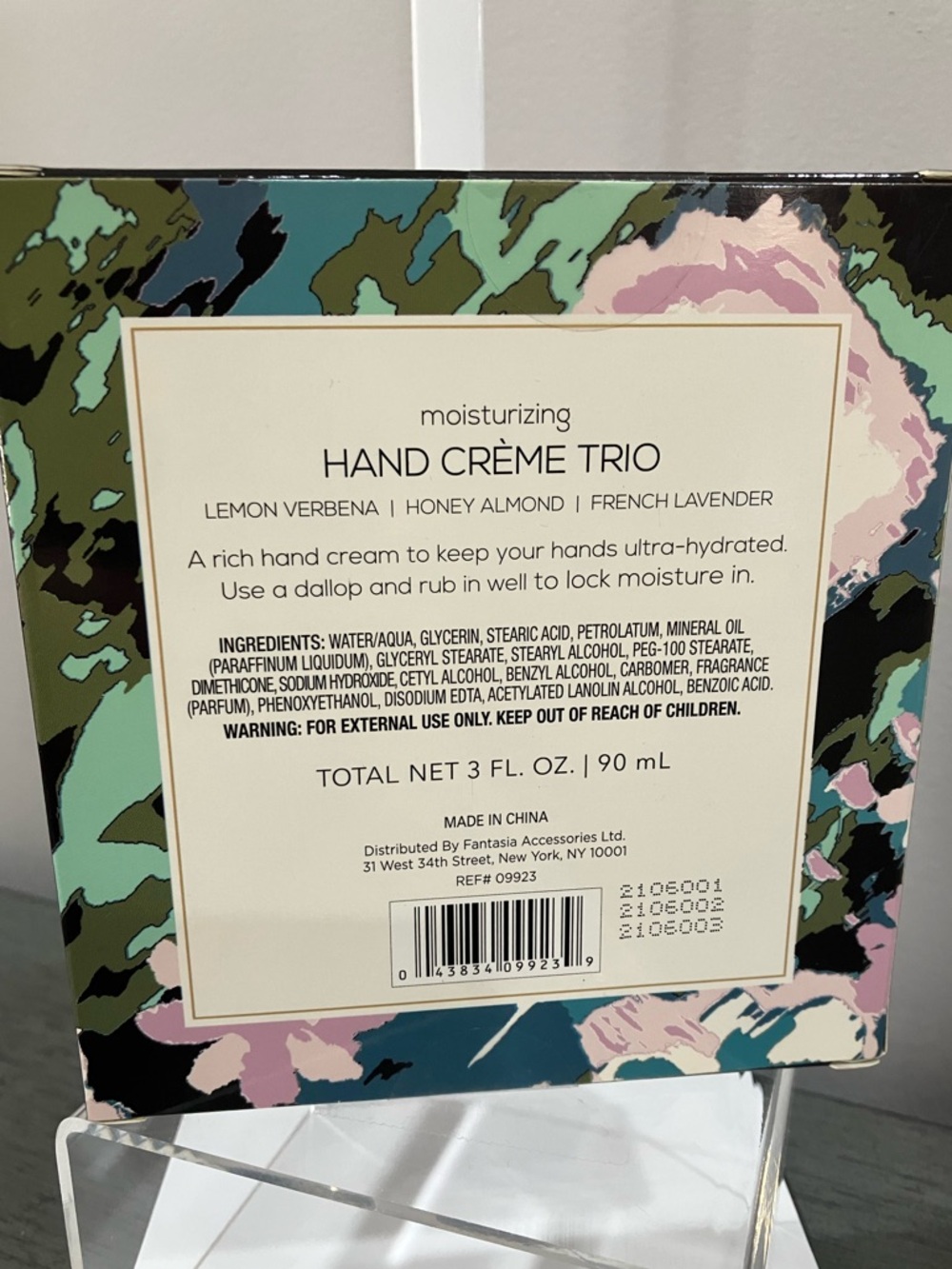Moisturizing Hand Crème Trio — Lemon Verbena, Honey Almond, French Lavender - Picture 2 of 2
